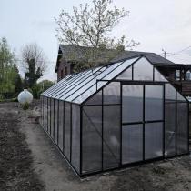 Aranżacja: Szklarnia poliwęglanowa 6mm stelaż aluminium 3x6x2,5m