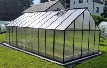 Aranżacja: Szklarnia poliwęglanowa 6mm stelaż aluminium 3x6x2,5m