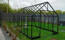 Aranżacja: Szklarnia poliwęglanowa 8mm PREMIUM 244x487x240cm