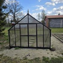 Aranżacja: Szklarnia z poliwęglanu 8mm PREMIUM aluminiowy stelaż 305x488x245cm