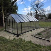 Aranżacja: Szklarnia z poliwęglanu 8mm PREMIUM aluminiowy stelaż 305x488x245cm