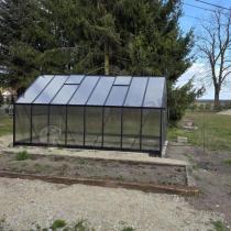 Aranżacja: Szklarnia z poliwęglanu 8mm PREMIUM aluminiowy stelaż 305x488x245cm