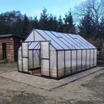 Aranżacja: Szklarnia z poliwęglanu 8mm PREMIUM aluminiowy stelaż 305x488x245cm