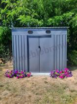 Aranżacja: Szopa jednospadowa metalowa Linker 250x190cm (4,7m2) - Antracyt