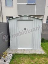 Aranżacja: Szopa metalowa Fulda 185x157cm (2,9m2) szary