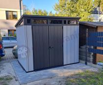 Aranżacja: Szopa narzędziowa Keter Artisan 9x7 z tworzywa (6m2)