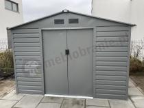 Aranżacja: Szopa narzędziowa metalowa Agger 277x191cm (4,8m2) – Szary