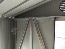 Aranżacja: Szopa narzędziowa metalowa Fulda 185x157cm (2,6m2) antracyt