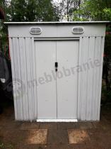 Aranżacja: Szopa narzędziowa metalowa Linker 193X156cm (3m2) szary