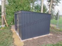 Aranżacja: Szopa ogrodowa na narzędzia Ganner 261x241cm antracytowy