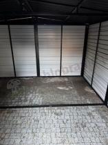 Aranżacja: Szopa ogrodowa z grubszej blachy Dettel Plus 360x360x205cm - drzwi na zawiasach - Wooden