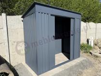 Aranżacja: Szopa ogrodowa z grubszej blachy Nittel 240x120x200cm - Antracite A16