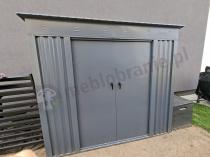 Aranżacja: Szopa ogrodowa z grubszej blachy Nittel 240x120x200cm - Antracite A16