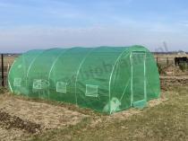 Aranżacja: Tunel foliowy 3x6 z metalowymi drzwiami - Rurki ⌀25mm, zielony 18m2