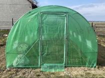 Aranżacja: Tunel foliowy 3x6 z metalowymi drzwiami - Rurki ⌀25mm, zielony 18m2