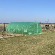 Aranżacja: Tunel foliowy 3x6 z metalowymi drzwiami - Rurki ⌀25mm, zielony 18m2