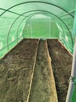 Aranżacja: Tunel foliowy 3x6 z metalowymi drzwiami - Rurki ⌀25mm, zielony 18m2
