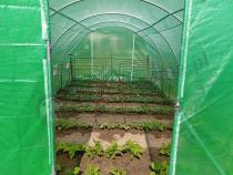 Aranżacja: Tunel foliowy 3x6 z metalowymi drzwiami - Rurki ⌀25mm, zielony 18m2