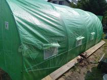 Aranżacja: Tunel foliowy 3x6 z metalowymi drzwiami - Rurki ⌀25mm, zielony 18m2