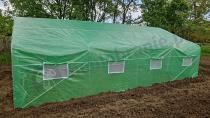 Aranżacja: Tunel foliowy 4x6 Jasmin obustronne wejście - metalowy, zielony 24m2