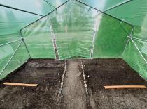 Aranżacja: Tunel foliowy 4x6 Jasmin obustronne wejście - metalowy, zielony 24m2