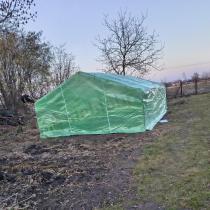 Aranżacja: Tunel foliowy 4x6 Jasmin obustronne wejście - metalowy, zielony 24m2