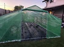 Aranżacja: Tunel foliowy 4x6 Jasmin obustronne wejście - metalowy, zielony 24m2