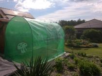 Aranżacja: Tunel foliowy metalowy 3*2m zielony ze wzmocnioną siatką 6m2