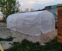 Aranżacja: Tunel foliowy metalowy 3x6m z podwójnymi drzwiami Jasmin biały