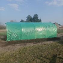 Aranżacja: Tunel foliowy metalowy 3x6m z podwójnymi drzwiami Jasmin zielony
