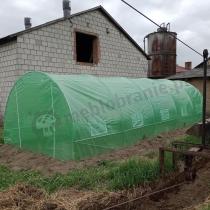 Aranżacja: Tunel foliowy metalowy 3x7,5m z podwójnymi drzwiami – zielony