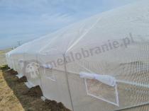 Aranżacja: Tunel foliowy metalowy z podwójnymi drzwiami 4x12m Jasmin – biały