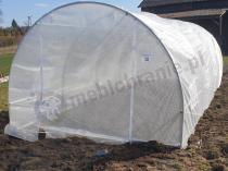 Aranżacja: Tunel foliowy z metalowym stelażem i drzwiami 3x6m – biały