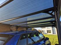 Aranżacja: Wiata garażowa metalowa Benno 3x4m - Grey