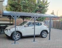 Aranżacja: Wiata garażowa metalowa samochodowa Axel 3x4,4m - Grey