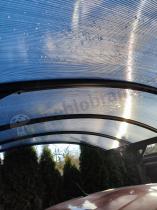 Aranżacja: Wiata garażowa metalowa samochodowa Axel 3x4,4m - Grey