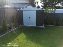 Aranżacja: Yardmaster 108 ANZ Metalowy domek na narzędzia 2x3 Anthracite (7m2)