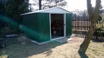 Aranżacja: Yardmaster 108 GEYZ Metalowy domek narzędziowy 3x2 Emerald Deluxe (7m2)