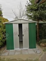 Aranżacja: Yardmaster 67 GEYZ blaszany domek na narzędzia 2x2 Emerald Deluxe (4,38m2)
