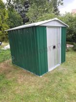 Aranżacja: Yardmaster 67 GEYZ blaszany domek na narzędzia 2x2 Emerald Deluxe (4,38m2)