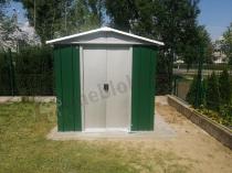 Aranżacja: Yardmaster 67 GEYZ blaszany domek na narzędzia 2x2 Emerald Deluxe (4,38m2)