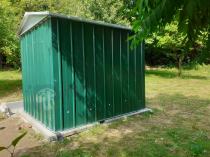 Aranżacja: Yardmaster 67 GEYZ blaszany domek na narzędzia 2x2 Emerald Deluxe (4,38m2)