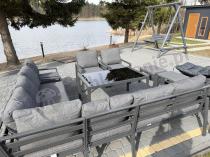 Aranżacja: Zestaw 2 foteli ogrodowych Sodor - Dark Grey - 2szt