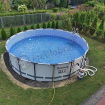 Aranżacja: Zestaw Basen okrągły BESTWAY 549x122cm Steel Pro MAX 56462