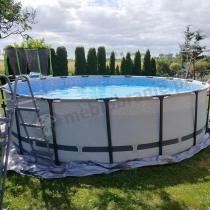 Aranżacja: Zestaw Basen okrągły BESTWAY 549x122cm Steel Pro MAX 56462