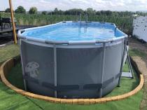 Aranżacja: Zestaw Basen stelażowy BESTWAY 549x274x122cm Power Steel 56710