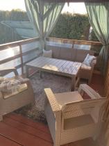 Aranżacja: Zestaw foteli Corfu Duo Curver Cappuccino