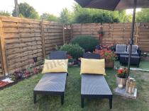 Aranżacja: Zestaw leżaków ogrodowych Jaipur Sun Lounger grafitowy