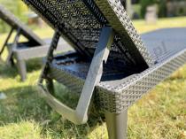 Aranżacja: Zestaw leżaków ogrodowych Jaipur Sun Lounger grafitowy