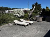 Aranżacja: Zestaw leżaków ogrodowych z poduszkami Daytona Deluxe cappucino